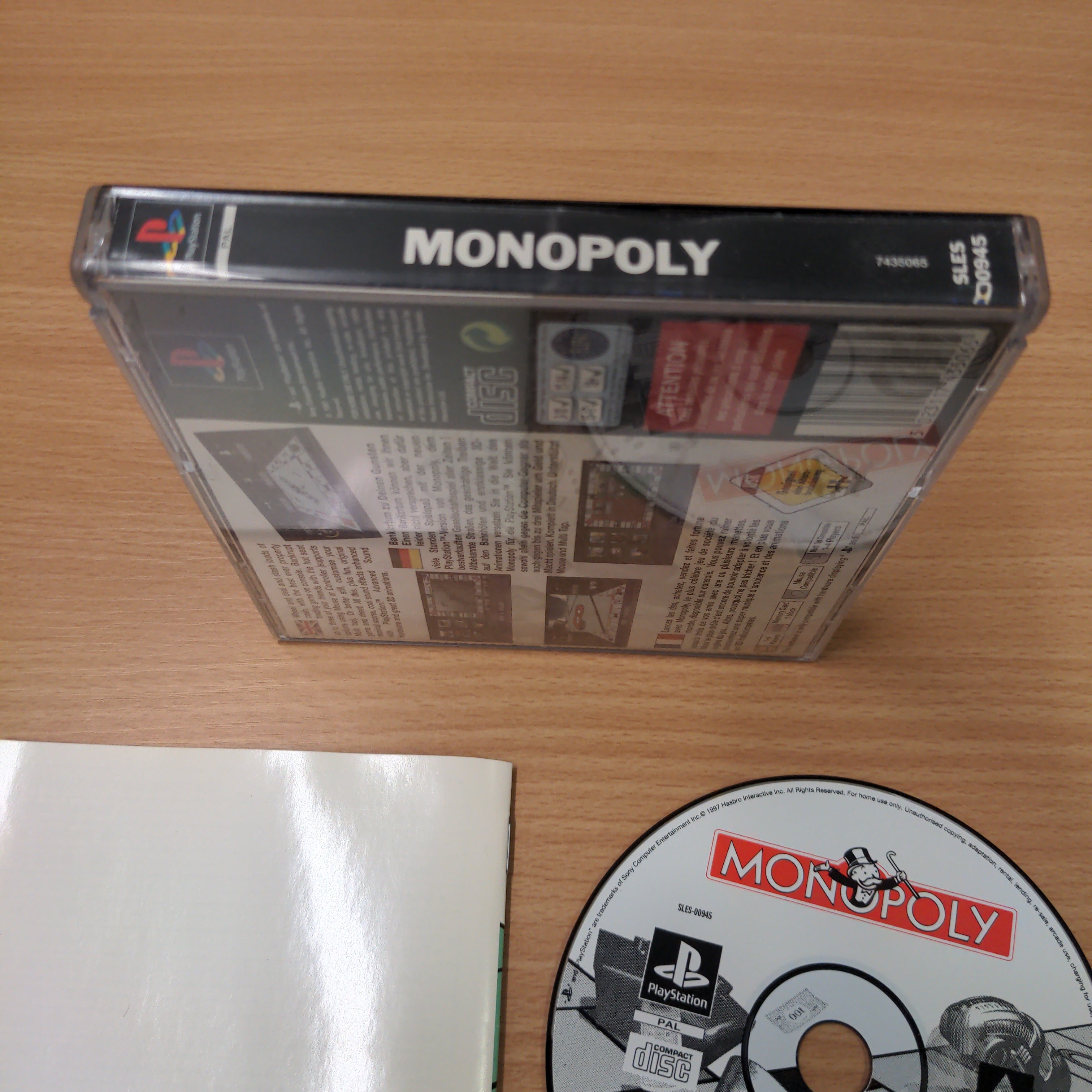 Monopoly Sony PS1 game Monopoly Sony PS1 game